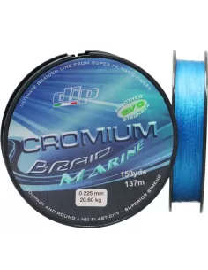 Filo Trecciato Braid da Pesca Cromium Dip 137 Metri Marine Fili da pesca Dip