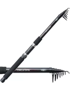 Canna da Pesca Telescopica Ingombro Ridotto Circle Spin Kolpo Canne da pesca Kolpo