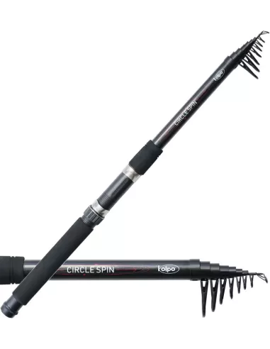 Canna da Pesca Telescopica Ingombro Ridotto Circle Spin Kolpo Canne da pesca Kolpo