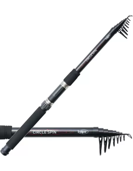 Canna da Pesca Telescopica Ingombro Ridotto Circle Spin Kolpo Canne da pesca Kolpo