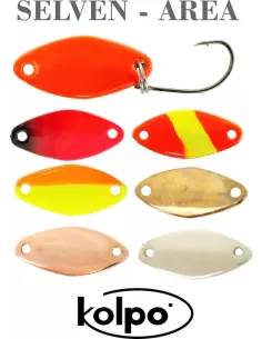 Spoon Trout Area Spinning Ultra Light Selven Area Kolpo 1.9 gr Esche Artificiali Kolpo