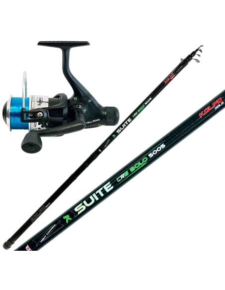 Kit Pesca a Bolognese Canna Mulinello Filo Kolpo Kit da pesca Kolpo