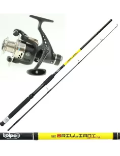 Brilliant Rod + Reel Spinning Combo Kit Kolpo 