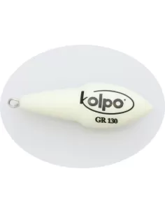 Piombi Pesca Kolpo Ogiva Extra Fosforescente Bianco Anello Inox Minuteria Kolpo