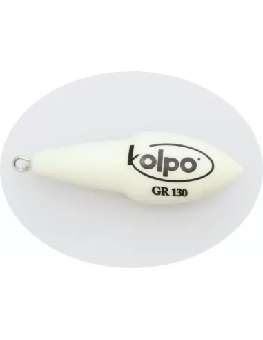 Piombi Pesca Kolpo Ogiva Extra Fosforescente Bianco Anello Inox Minuteria Kolpo