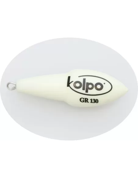 Piombi Pesca Kolpo Ogiva Extra Fosforescente Bianco Anello Inox Minuteria Kolpo