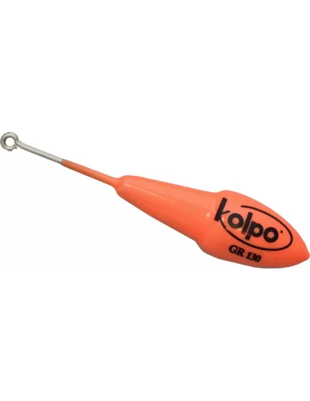 Piombi Pesca Kolpo Ogiva con Asta Extra Fosforescente Orange Anello Inox Minuteria Kolpo
