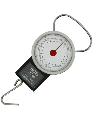 Angling Pursuits Bilancia Pesa Pesci 22 kg con Metro Accessori da pesca