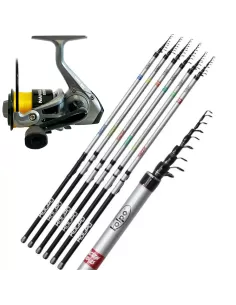 Super Kit Pesca Trota Lago Canna Razer Mulinello Nanga Mulinelli da Pesca Kolpo