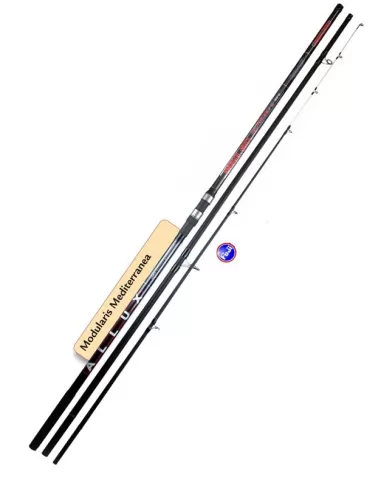 Canna da Pesca Allux Modularis Mediterranea 3 Pezzi Surfcasting Canne da pesca Allux