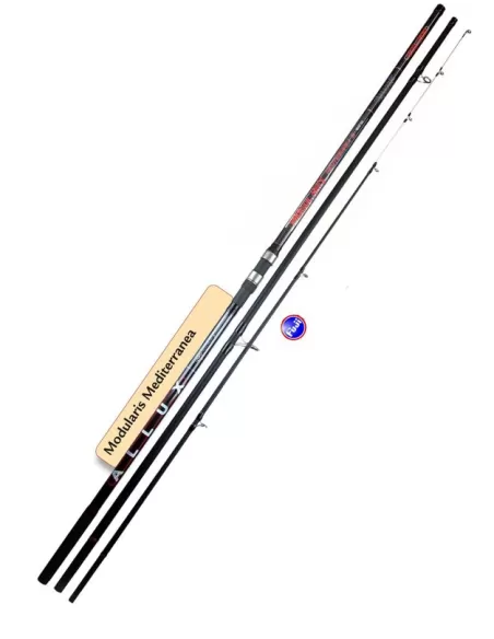 Canna da Pesca Allux Modularis Mediterranea 3 Pezzi Surfcasting Canne da pesca Allux