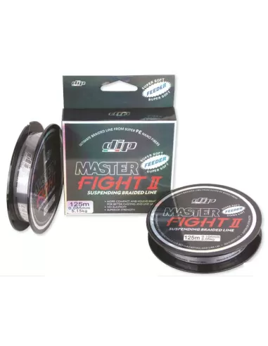 Trecciato Master Fight II Feeder 125 mt Colore Grigio Neutro Fili da pesca Dip