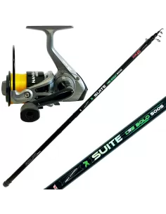 The Bolognese Rod Reel Fishing Combo Energy Wire Kolpo Suite Nanga