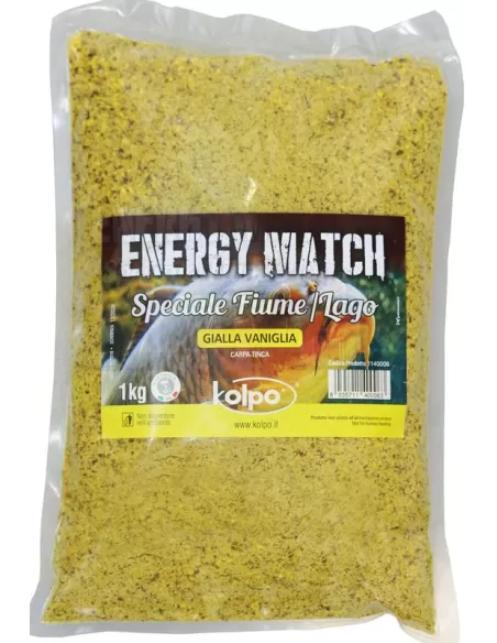 Pastura Vaniglia Carpa Tinca Gialla Energy Match Speciale Fiume Lago Pasture Kolpo