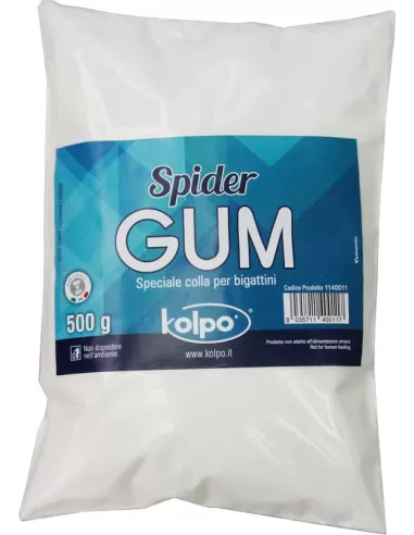 Collante Colla Per Esche Vive Bigattini 500 gr Spider Gum Pasture Kolpo