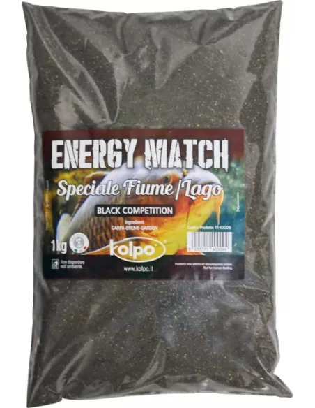 Pastura per la Pesca Energy Match Black Competition Breme Gardon Carpe Pasture Kolpo