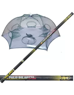 Palo Bilancia 4.70 + Trappola ad Ombrello 95 cm Canne da pesca All Fishing