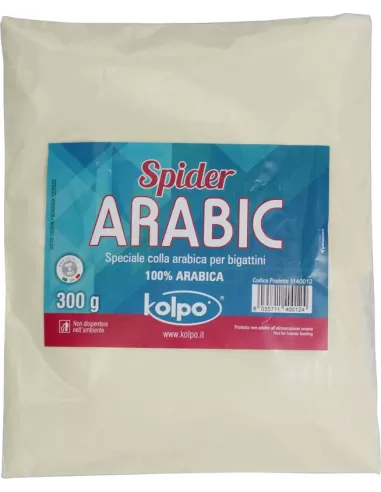 Collante Colla Arabica Per Esche Vive Bigattini 300 gr Spider Arabic Pasture Kolpo