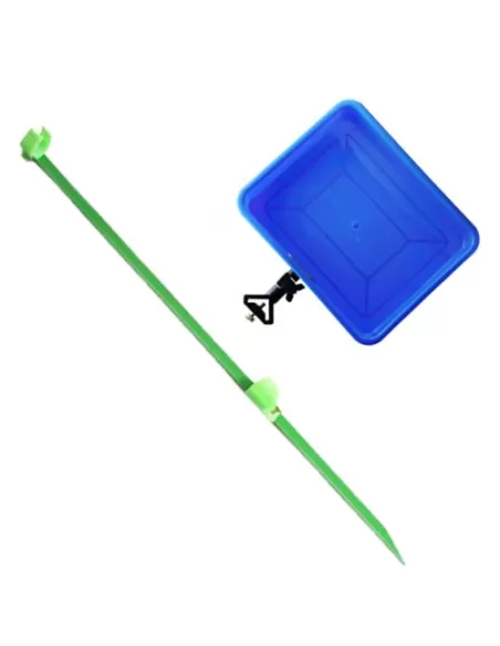 Picchetto Puntale Poggia Canne Pesca con Vaschetta Porta Esca e Accessori Accessori da pesca Kolpo