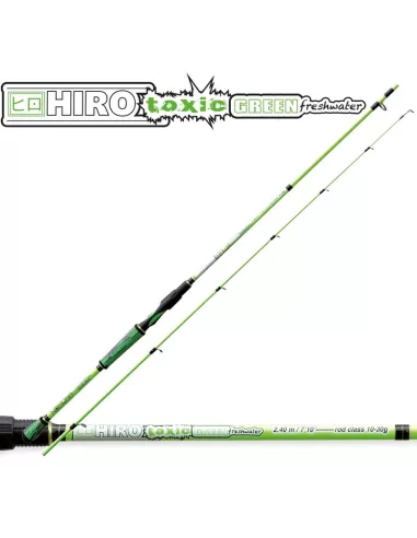 Canna da Pesca Spinning Nomura Hiro Toxic Green Freshwater Canne da pesca Nomura