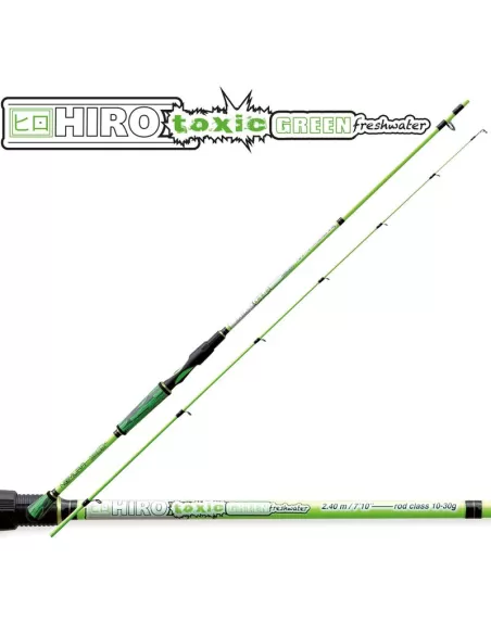 Canna da Pesca Spinning Nomura Hiro Toxic Green Freshwater Canne da pesca Nomura