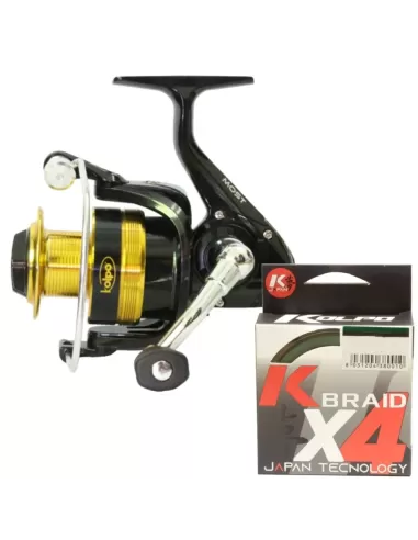 Mulinello da Pesca + Trecciato Mulinelli da Pesca Kolpo