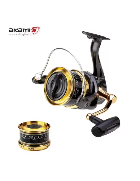 Mulinello da Pesca Surfcasting 8000 Kerosai SG 10 cuscinetti max drag 18 kg Mulinelli da Pesca Akami