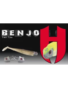 Herakles Benjo Pack 2 Arificiali con Jig Head  Esche Artificiali Herakles