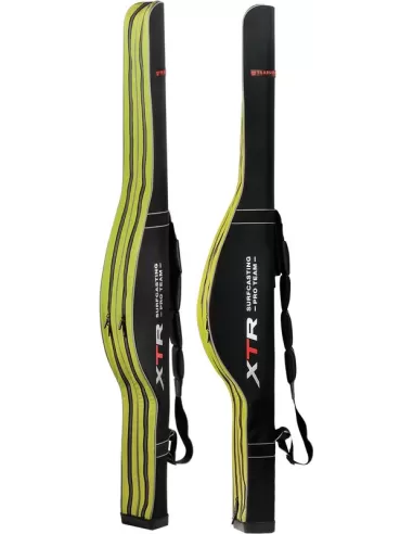 Trabucco Fodero Rigido Sagomato 2 Scomparti xtr Surfcasting pro team Foderi porta canne Trabucco