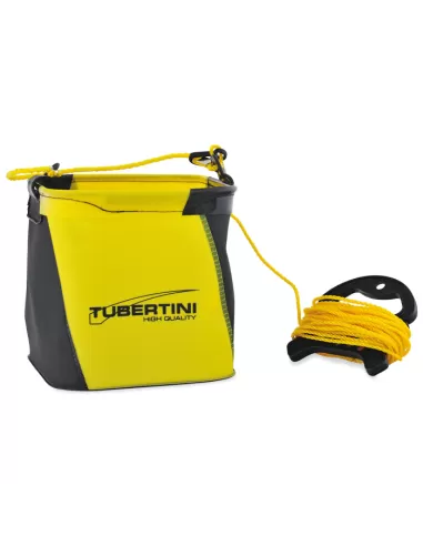 Tubertini Secchiello Quadrato Water Bucket Evo con Corda Pasture Tubertini