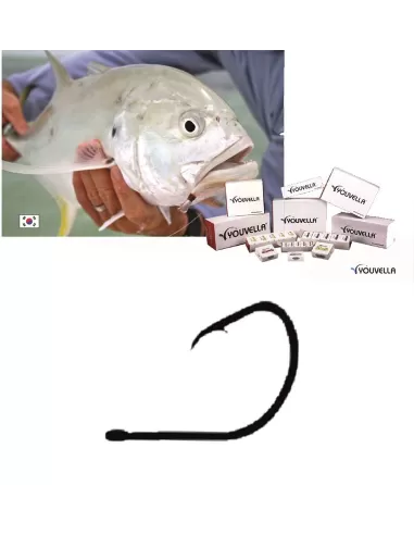 Ami da Pesca Amo Youvella 57704 BN con Occhiello 100 pz Ami sfusi Youvella