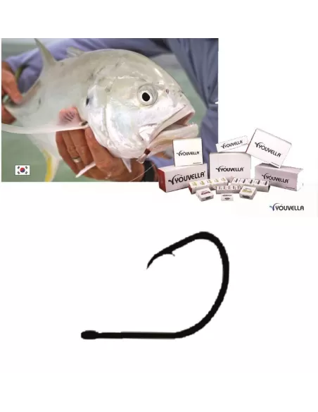 Ami da Pesca Amo Youvella 57704 BN con Occhiello 100 pz Ami sfusi Youvella