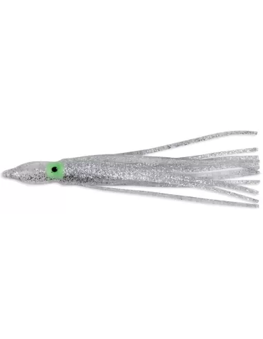 Lineaeffe Octopus Trasparente con Occhi Luminosi Cond'fezione da 5 pz Esche Artificiali Lineaeffe
