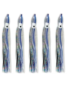 Lineaeffe Octopus Blue transparent Silicon fishing 5 pieces 