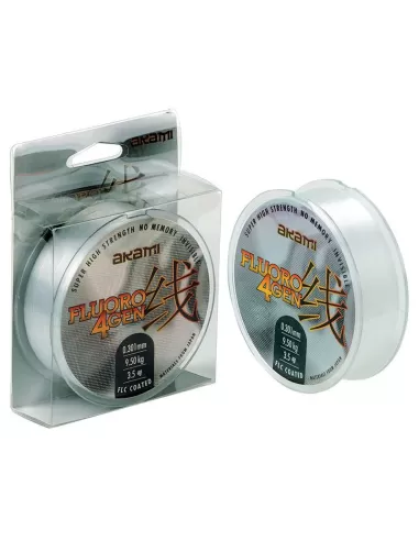 Akami Fluorocarbon Giapponese 100 mt Fluoro 4 Gen Fili da pesca Akami
