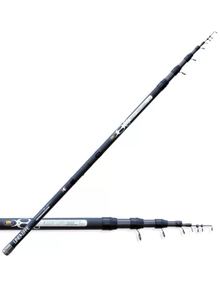 Canna da Pesca Teleregolabile Carbo Trout Lineaeffe in Carbonio Canne da pesca Lineaeffe