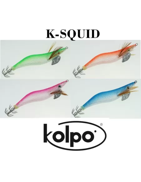 K-flare effect silk Kolpo squid squid jigs - fishing tackle