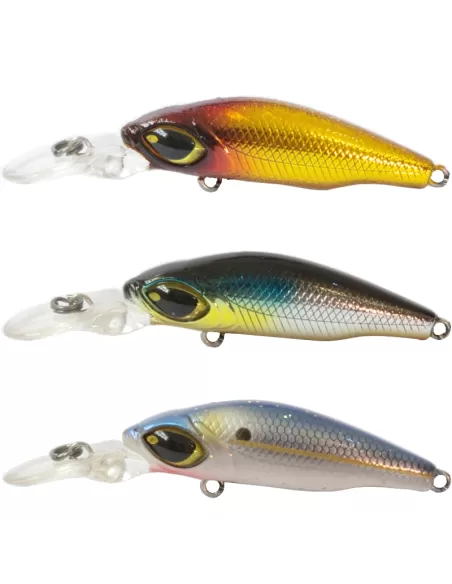Kit 3 Artificiale Pesca Spinning Rodan Kolpo 50 mm Esche Artificiali Kolpo