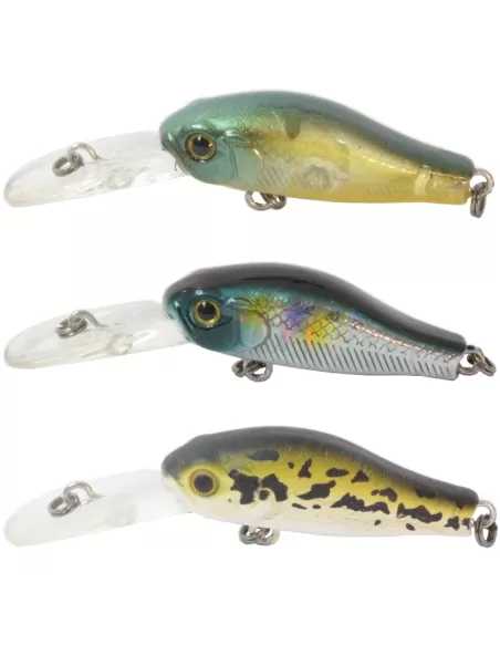 Kit 3 Artificiale Pesca Spinning Ippei Kolpo 35 mm Esche Artificiali Kolpo