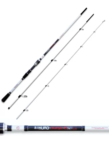 Nomura Canna da Pesca Spinning Kuro Revenge 3 Sezioni Canne da pesca Nomura