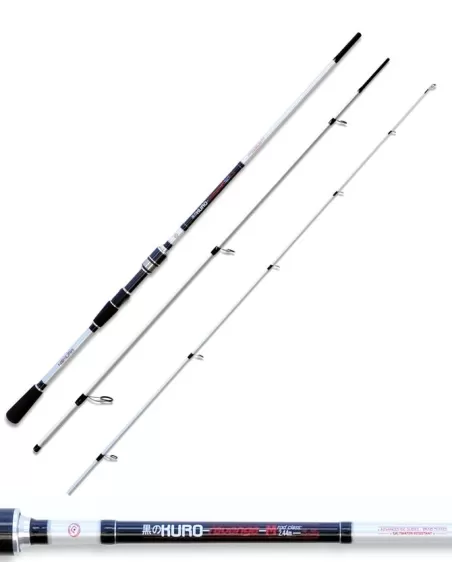 Nomura Canna da Pesca Spinning Kuro Revenge 3 Sezioni Canne da pesca Nomura