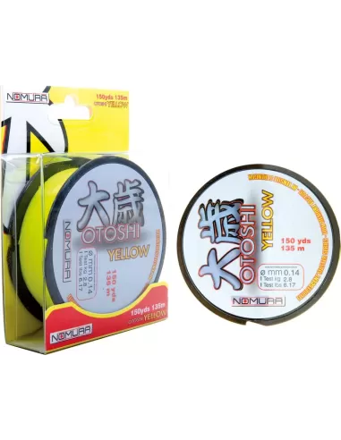 Nomura Filo da Spinning Otoshi Yellow 135 mt Fili da pesca Nomura