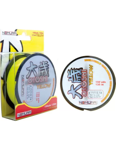 Nomura Filo da Spinning Otoshi Yellow 135 mt Fili da pesca Nomura