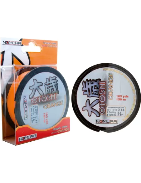 Nomura Filo da Spinning Otoshi Orange 150 mt Fili da pesca Nomura