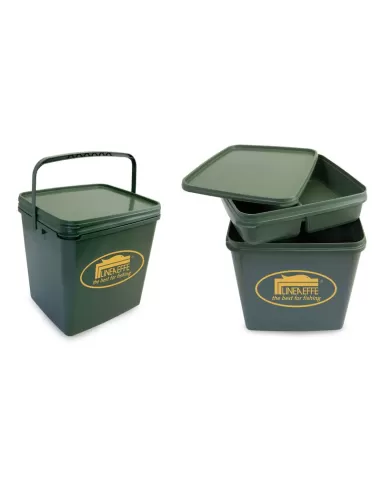 Lineaeffe Seat Box Lago con Seduta e Pozzetto Portaoggetti Cassette Pesca Lineaeffe