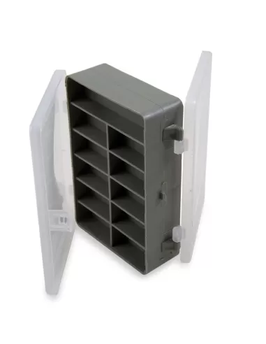 Lineaeffe Scatola Porta Minuteria Doppio Coperchio 11x7x3 cm Cassette Pesca Lineaeffe