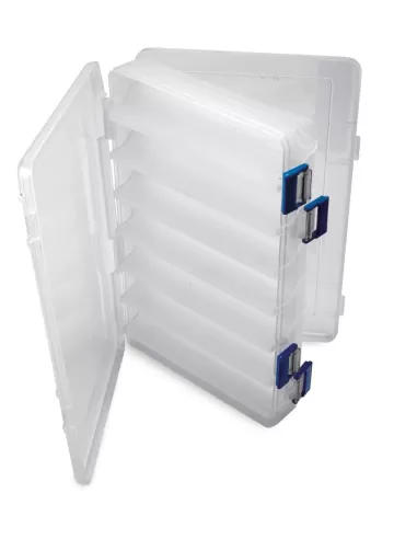 Scatola Doppia Per Totanare e Artificiali 28 x 18 x 5 cm Cassette Pesca Lineaeffe
