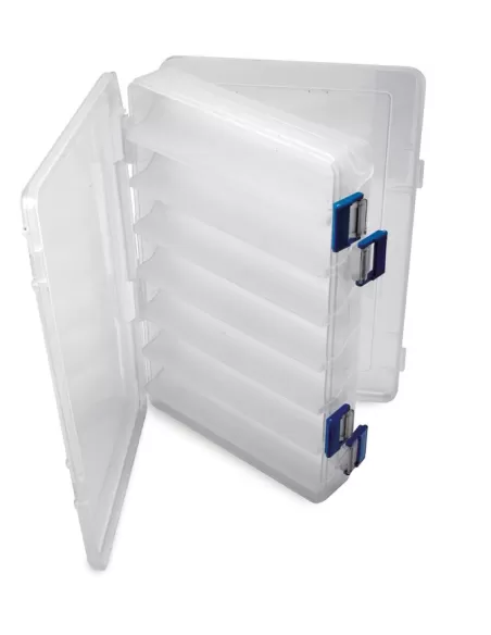 Scatola Doppia Per Totanare e Artificiali 28 x 18 x 5 cm Cassette Pesca Lineaeffe