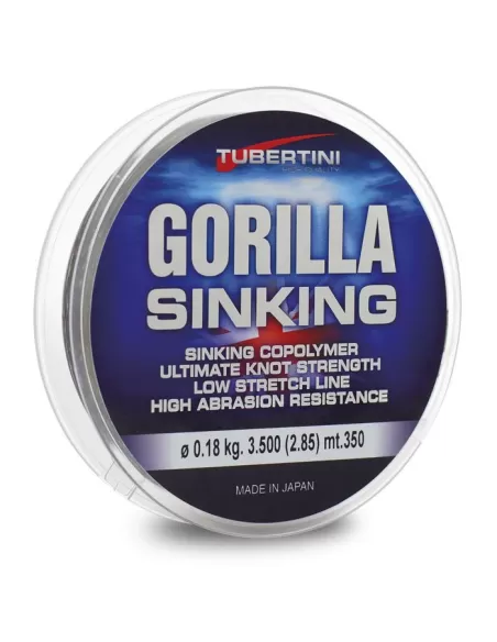 Tubertini Filo da Pesca Gorilla Sinking 350 mt Fili da pesca Tubertini