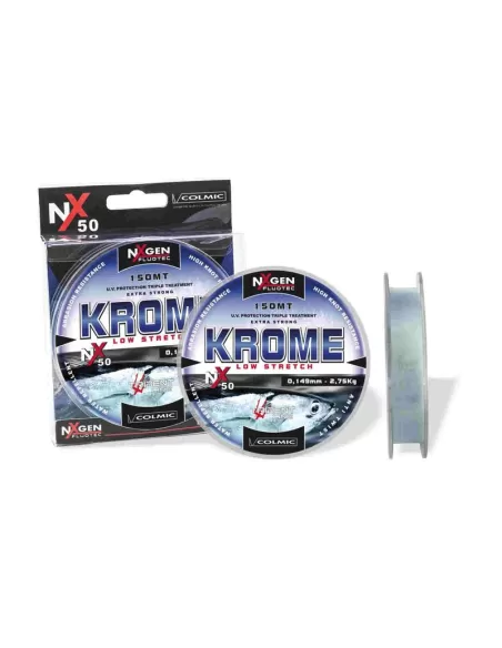 Colmic Krome 150 mt Filo da Pesca Affidabile e Resistente Fili da pesca Colmic
